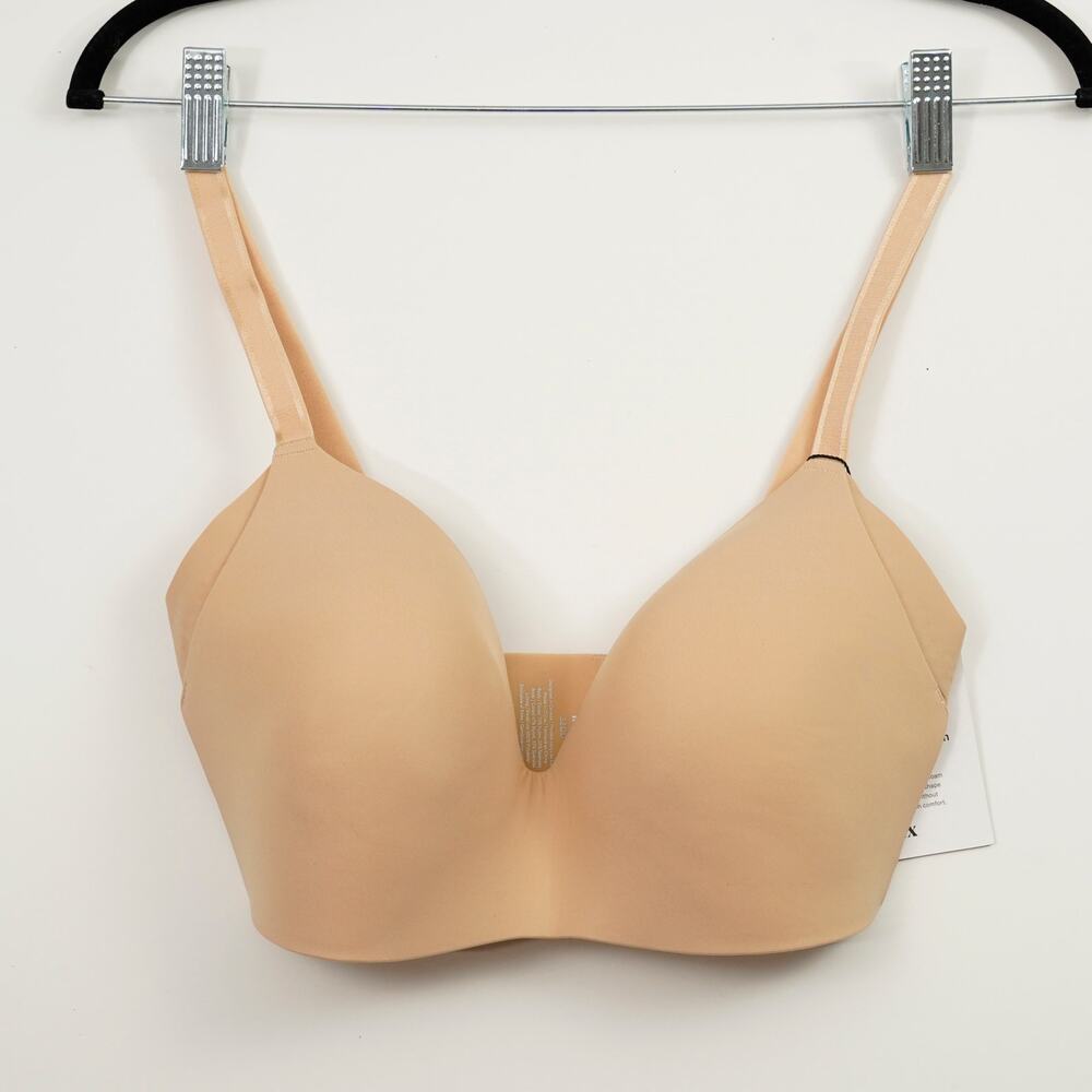 Knix WingWoman Contour Bra 32DD – Warm Sand – Wireless Support – NWT